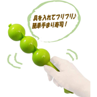 asdfkitty*特價 日本製 貝印 圓球 飯糰模型-快速做飯糰-變化多-三連圓球壽司飯糰模型 搖搖飯糰模型