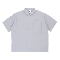 【NIKE 耐吉】襯衫 NSW Air 男款 紫 水洗 做舊 純棉 寬鬆 短袖上衣(DX7869-012)