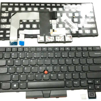 New Laptop Keyboard for Lenovo Thinkpad T470 T480 US English NO Backlit with point (not same as t470s series laptop)