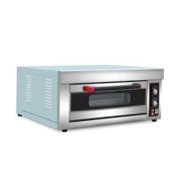 Intelligent bakery machine 1 deck 2trays oven electric deck oven bakery equipment commercial electric oven