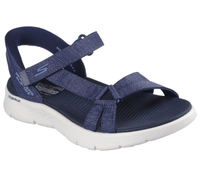 Skechers Go Walk Flex Sandal-ILLUMINATE 女 藍 涼鞋 夏天 輕量 涼拖鞋 141481NVY