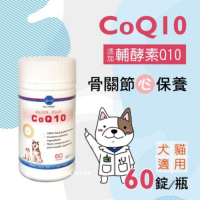 骨力勁-SILVER plus CoQ10(心血管保健配方) 60錠 添加日本優質輔酵素Q10 犬貓適用(購買第二件贈送寵物零食x1包)