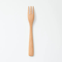 【MUJI 無印良品】山毛櫸木製餐桌叉/約長18.5cm