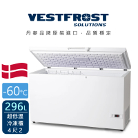 【VESTFROST】296L 超低溫-60℃冷凍櫃 4尺2丹麥進口冰櫃 電壓220v(VT-307)