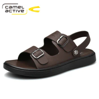 Camel Active 2021 Men's Summer Shoes Sandals New Breathable Men Lighted Casual Outdoor Slip On Beach Men Sandals High Quality