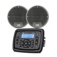 Waterproof Marine Bluetooth Radio Boat Stereo Audio Sound System FM AM Car MP3 Player+3Inch Marine Waterproof Motorcycle Speaker