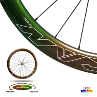 AERO Super light carbon wheel bike wheelset disc brake novatec 411 412 SAPIM wheels carbon clincher 50mm with rainbow chameleon