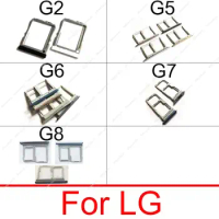 SIM Card Tray For LG G2 G5 G6 G7 G8 SIM Card Reader Sim Tray Holder Sim Slot Replacement Parts