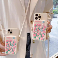 ที่ใส่กระเป๋าสตางค์ลายดอกไม้สำหรับ OPPO A91 A73 A93 A74 A94 A16 A16K A17 A8 A31 A9 A5 A53 2020 A58 A