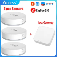 Tuya ZigBee Smart Wireless Temperature Humidity Sensor Work With Zigbee Wireless Gateway Hub Via Alexa Google Home Smart Home