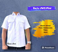 BAJU KEMEJA PDH / PASKIBRA / DINAS LAPANGAN LENGAN PENDEK KAIN OXFORD Tebal Pria Katun Distro Kaos S