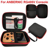 Portable Hard Shell Storage Bag With Mesh Pocket for ANBERNIC RG405V Console EVA Carrying Case Bag for ANBERNIC RG405V Console