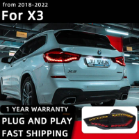 Taillight For BMW X3 LED Taillights 2018-2022 Tail Lamp Car Styling DRL Signal Projector Lens Automotive Accessories Rear light