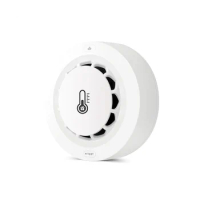 Wifi Wireless Smart Smoke Alarm Temperature and Humidity Alarm App Control Home Security Smoke Alarm for Home Lounge