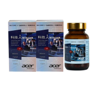 【宏碁健康】科技人複方魚油膠囊60顆/瓶*2(珍貴複方番紅花萃取.葉黃素.70%高濃度DHA魚油)
