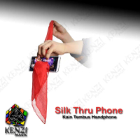 Silk Thru Phone Alat Sulap Kain tembus layar HP Kenzi Magic