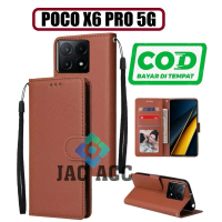 FLIP CASE HP PREMIUM UNTUK POCO X6 PRO LEATHER FLIP CASE HP PREMIUM UNTUK POCO X6 PRO