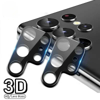 ฟิล์มกันรอยกล้อง, กระจกเต็ม, เคสเลนส์กล้องโค้งมน, สำหรับ Samsung Galaxy S24 Ultra, S22, S23, S21 Plu