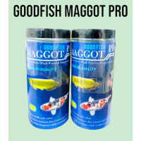 GOODFISH MAGGOT PRO 40 gram PAKAN IKAN PREDATOR chana ikan lohan ikan arwana