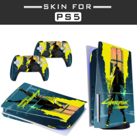 For PS5 disk Edition Skin Sticker Decal Cover for PlayStation 5 Console and Controllers skins for PS5 Standard Skin Sticker