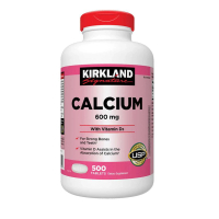 Kirkland Signature - 強健骨骼鈣片(EXP 2028年） 600mg (500片) 含維他命D3  