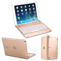 Slim Smart ABS 135 Degree Swivel Rotation Wireless Bluetooth Keyboard Case Cover With Stand Groove For iPad Air 2 iPad 6 Pro 9.7