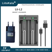 LiitoKala Lii-L2 Lii-D4 18650 3.7V 18650 26650 21700 20700 20650 18500 18490 18350 Rechargeable Battery Charger
