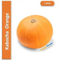 Labu Kabocha Kuning - Labu Kuning Jepang / Labu Madu Jepang / Pumpkin Kabocha Fresh | Size 0,8-1 Kg 