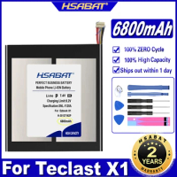 HSABAT H-30137162P 6800mAh Laptop Battery for TECLAST F5 2666144 NV-2778130-2S for JUMPER Ezbook X1 Batteries