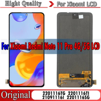 6.67" Super AMOLED For Xiaomi Redmi Note 11 Pro LCD Display Touch Screen Digitizer For Redmi Note 11Pro LCD Display Replacement