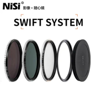 Nisi Swift System Adsorbable Round Mirror Set ND1-5 5-9 4 Stops Black Mist 1/4 UV IR Filter Camera Filter Kit 67 72 77 82 95mm