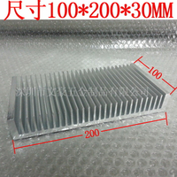 鋁型材大功率 100*200*30MM散熱器 鋁散熱片 導熱條
