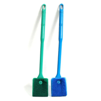 A LOVABLE  Aquarium Fish Tank Glass Plant Cleaning Brushes Floating Clean Window Algae Scraper Spong