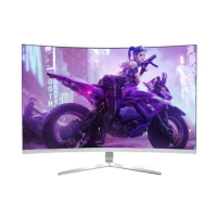 Super Thin Frameless Lcd Led Monitor 32 Inch Qhd 75hz 3000R Curved Screen Gaming Monitor