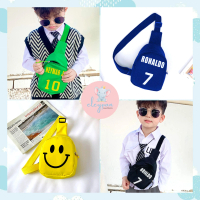Tas Selempang Anak Import Ronaldo CR7 Neymar Tas Bahu Keren Kids SlingBag