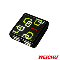 WEICHU 4埠USB2.0 HUB集線器(附贈USB線) HU-500