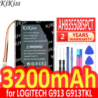 3200mAh KiKiss Powerful Battery AHB355085PCT for LOGITECH G913 G913TKL mechanical keyboard