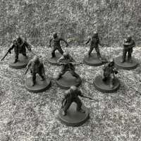 8PCS Walker Hunter Survivors Zombies Miniatures Walking Dead All Out War Expansion Board Games Figure Mantic Skybound Toy TRPG