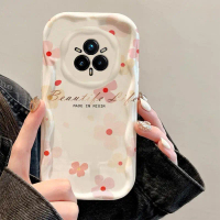 เคสโทรศัพท์, ดีไซน์ดอกไม้น่ารัก, ชีวิตที่สวยงาม, วัสดุ TPU อ่อน, กันกระแทก, เข้ากันได้กับ Realme 14 