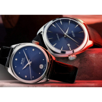 MIDO 美度 官方授權 Belluna 皇室藍機械對錶 母親節禮物 送禮推薦-40+33mm M0245071604100+M0243071604600