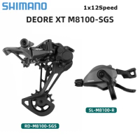 Shimano Deore XT M8100 Derailleur Groupset SL-M8100 Trigger Shifter Lever and Rear Derailleur for Mountain Bikes Cycling Parts