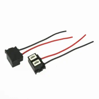 Qty 2 H7 2 Pin HID LED Headlight Replacement Repair Bulb Holder Connector Plug Cable Wire Socket Adapter Wiring Harness Sockets