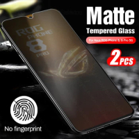 2PCS 9D Frosted Matte Protective Glass For Asus ROG Phone 8 5G 2024 AI2401 6.78" Anti-Fingerprint Screen Protector Cover Film 9H