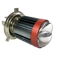 Lampu LED H4 Laser Hyper SXC - Sorotan Tajam, Aluminium utk Mobil dan Motor Putih/Putih