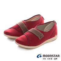【MOONSTAR 月星】Pastel介護鞋(紅色)