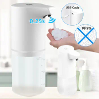 Automatic Liquid Soap Dispenser Touchless Sensor USB Charging Smart Foam Machine Infrared Sensor Soap Dispenser Hand Sanitizer