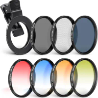 NEEWER 67mm Lens Filter Kit with Phone Lens Clip for iPhone 15 14 Pro Max 13 12 11 &amp; Canon Nikon Sony Cameras