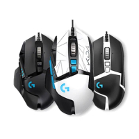 New Logitech G502 HERO KDA LIGHTSYNC RGB Gaming Mouse USB Wired Mice 25600 DPI Adjustable Programmin