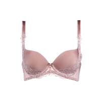 黛安芬-FLORALE璀璨薔薇系列 無痕罩杯版 B-C罩杯內衣 櫻花嫩粉