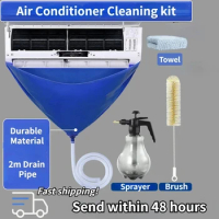 Air Conditioner Cleaning Bag Waterproof Drain Bag for Washing Air Conditioning Water Bag Ac Cleaning Kit Aircon Cleaner Tools